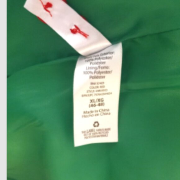 Holiday Time Blazer  Size XL Men's Cat All Over Print RED Xmas - Picture 14 of 16